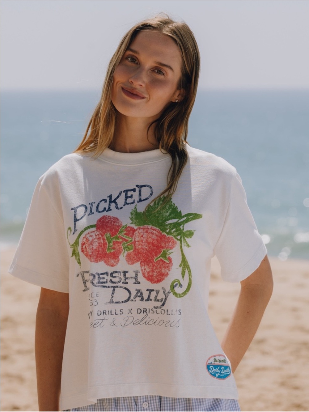 Daily Drills Picked Fresh Daily Vintage Driscoll Tee M/L NWOT
